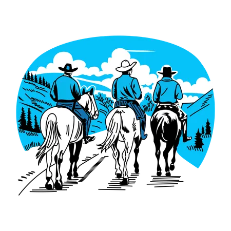 Cowboy Trail  Illustration