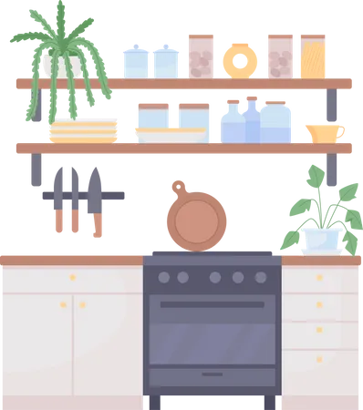 Cozinha  Ilustração