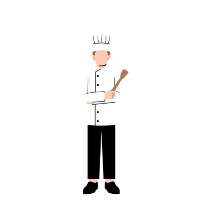 Cozinheiro masculino  Ilustração