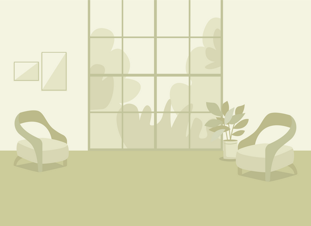 Cozy living room  일러스트레이션