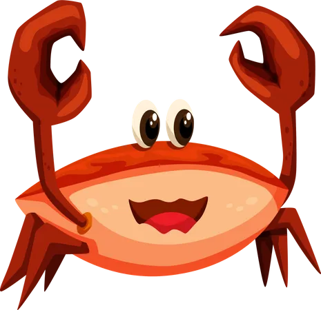 Crabe mignon  Illustration