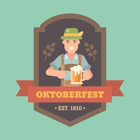 Craft beer festival banner  Illustration