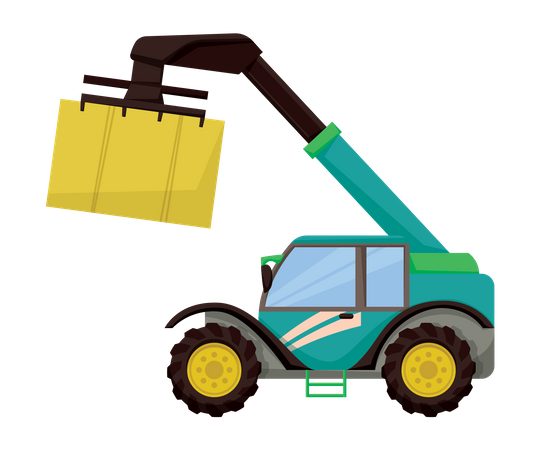 Crane Truck  Illustration