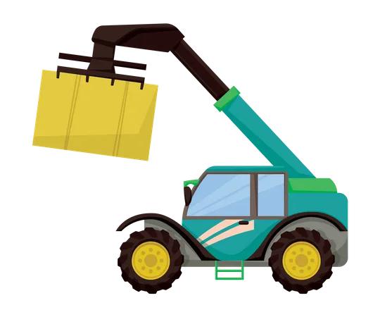 Crane Truck  Illustration