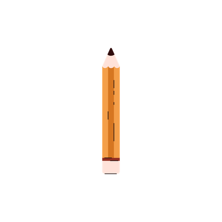 Crayon en bois simple  Illustration