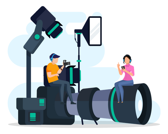 Creación cinematográfica  Ilustración