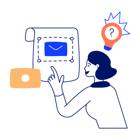 Creación de contenido  Ilustración