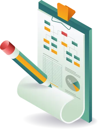 Configuración de la organización empresarial y de analistas  Illustration