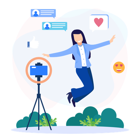 Creador de contenido  Illustration