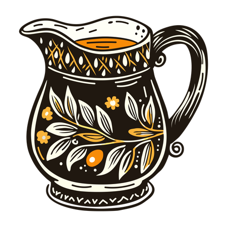 Creamer Pitcher  Illustration