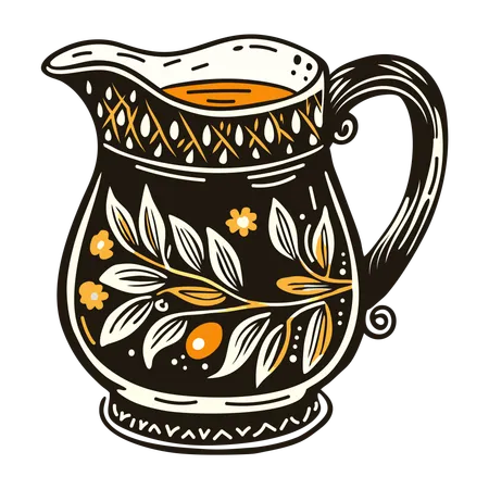 Creamer Pitcher  Illustration