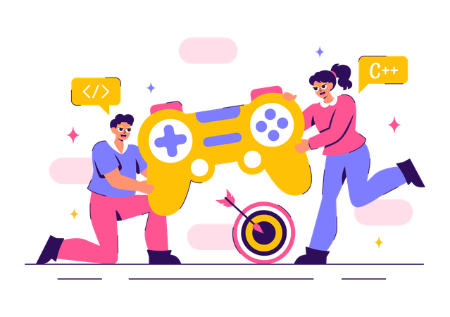 Créateur de contenu de jeu  Illustration