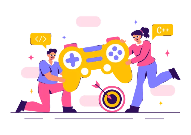 Créateur de contenu de jeu  Illustration