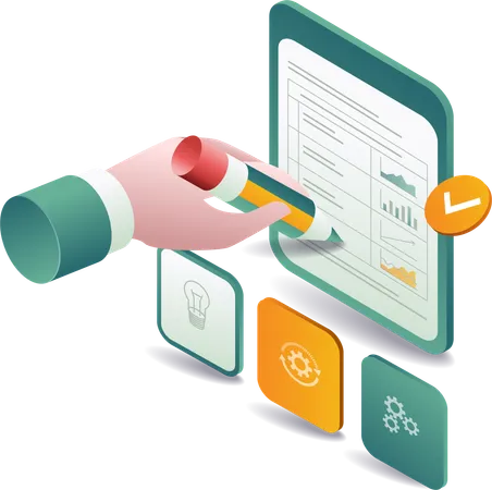 Creating business analysis data  Illustration