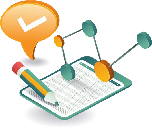 Creating data analysis reports  Illustration