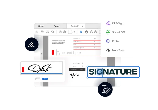 Creating Digital Signature  Illustration