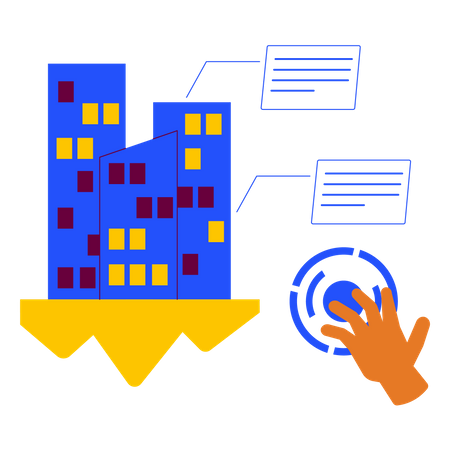Creating metaverse world  Illustration