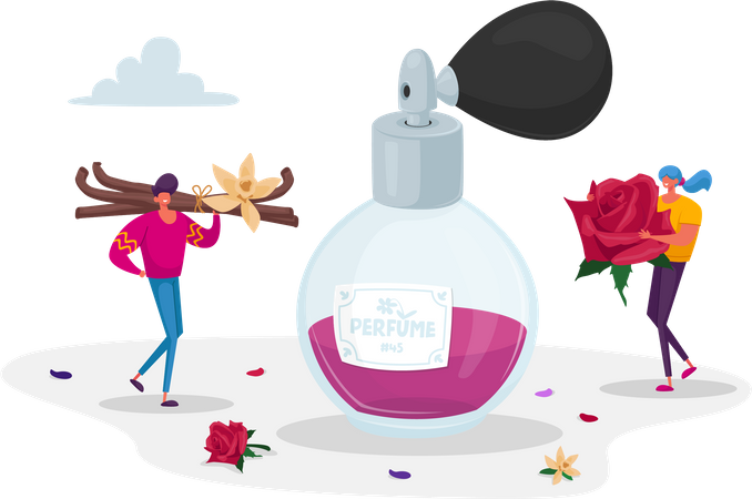 Création d'une composition de parfum  Illustration