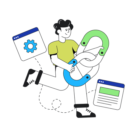 Création de liens  Illustration