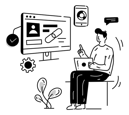 Création de liens SEO  Illustration