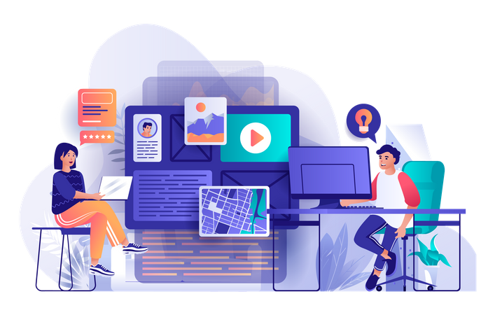 Creative Agency  Illustration