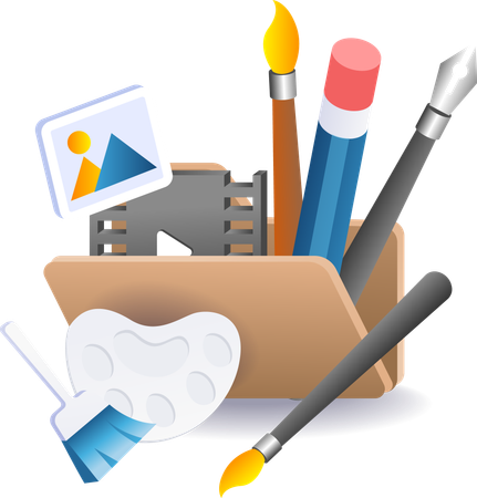 Creative data digital  Illustration