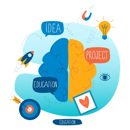 Creative education idea  Illustration