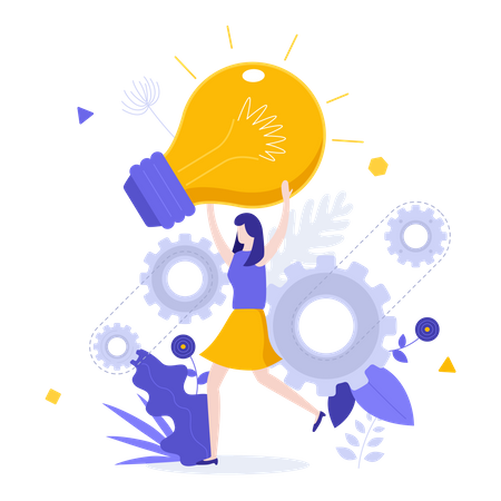 Creative idea  Illustration