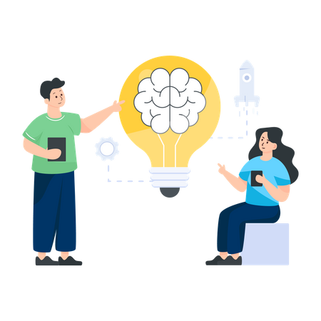 Creative idea  Illustration