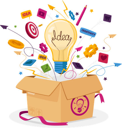 Creative idea  Illustration