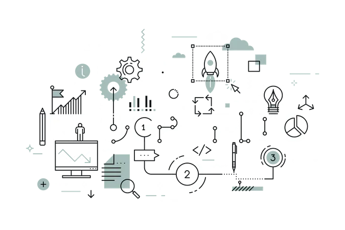 Creative infographic  Illustration