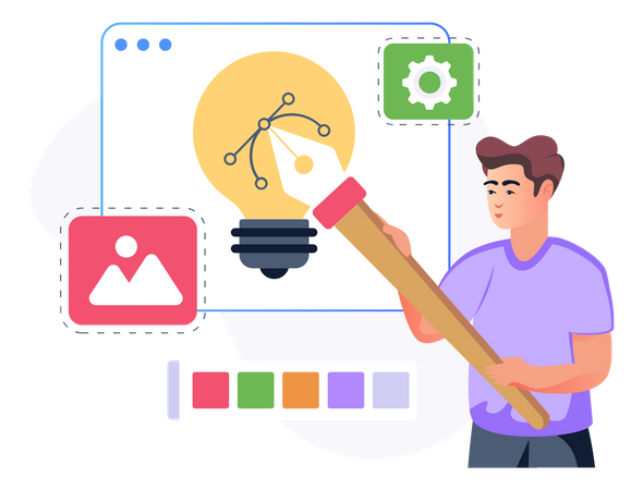 Creative Process  イラスト