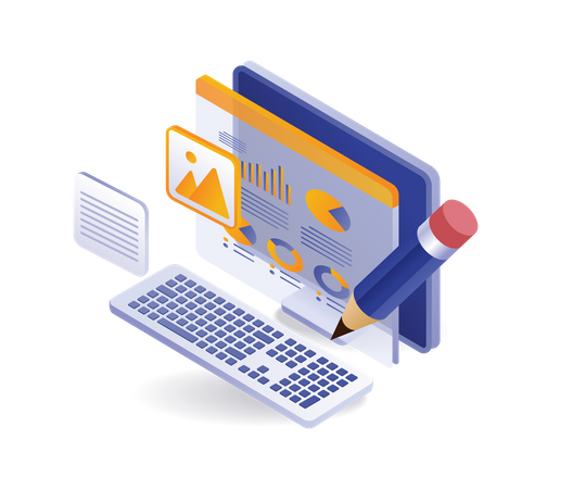 Creative school data analysis  Illustration