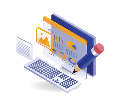 Creative school data analysis  Illustration