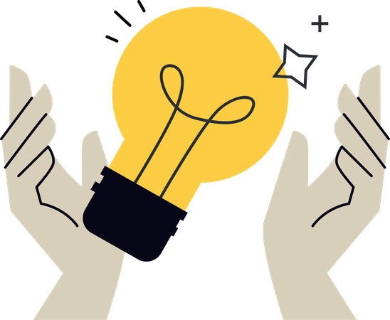 Creative thinking  Illustration