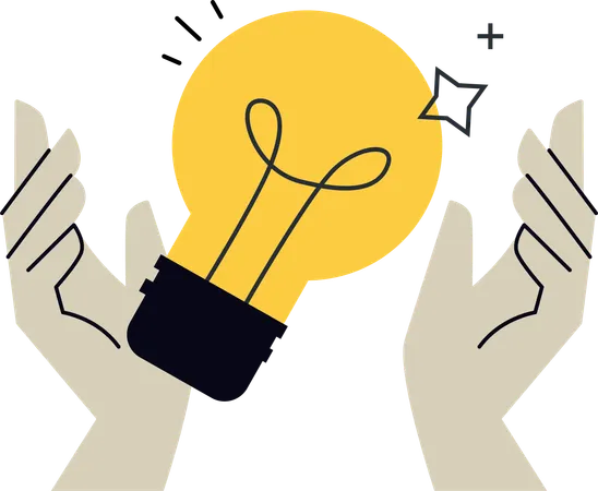 Creative thinking  Illustration