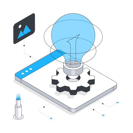 Creative Web analysis  Illustration