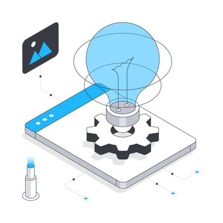 Creative Web analysis  Illustration