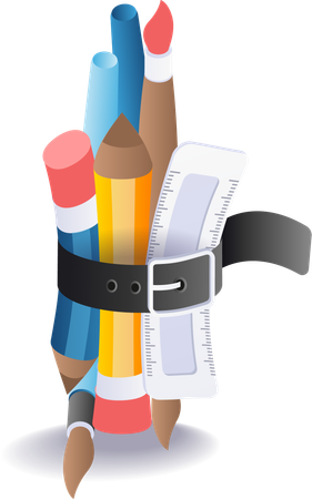 Creative  writing and drawing tools  Illustration