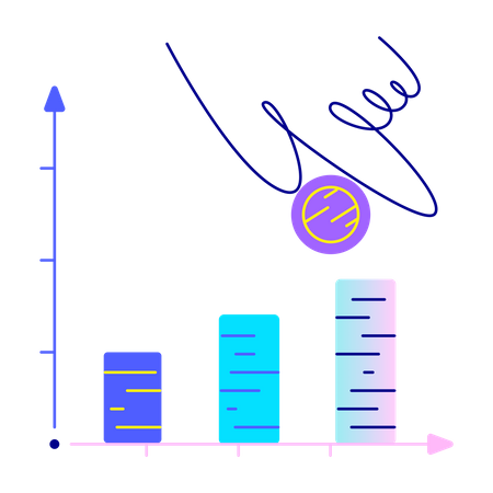 Crecimiento de ingresos  Ilustración