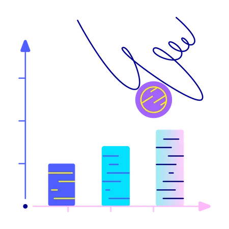 Crecimiento de ingresos  Ilustración