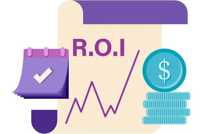 Crecimiento del retorno de la inversión  Illustration