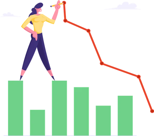 Crecimiento de las ventas  Ilustración