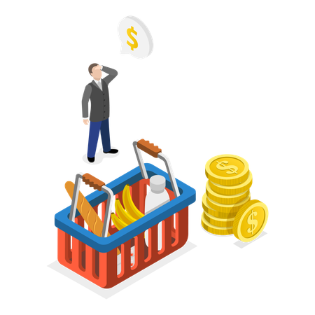 Crecimiento del índice de precios al consumidor  Ilustración