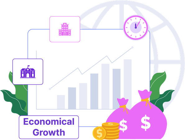 Crecimiento económico  Ilustración