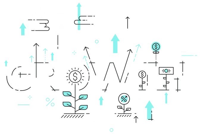 El crecimiento del negocio  Ilustración