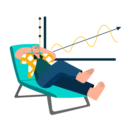 Crecimiento financiero  Ilustración