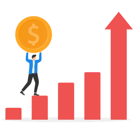 Crecimiento financiero  Ilustración