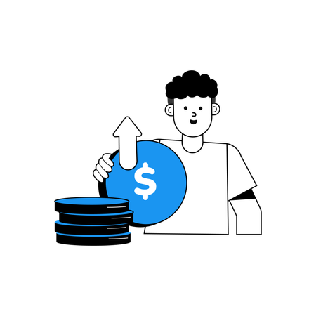 Crecimiento financiero  Ilustración