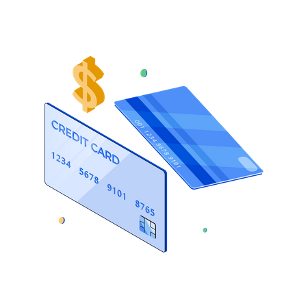 Credit card Illustration